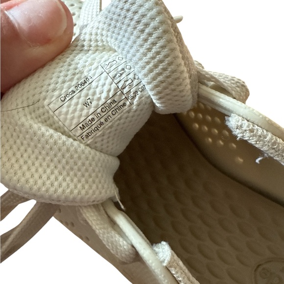 🛑 SOLD Crocs Literide Printed Camo Pacer W, Womens Sneaker, Almost White - Picture 7 of 7